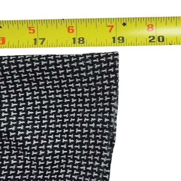 J Jill Shift Dress Size M Petite Pockets Pullover Black White Pattern - Picture 9 of 10